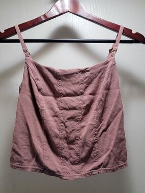Adjustable Strap Dusty Rose Camisole Top